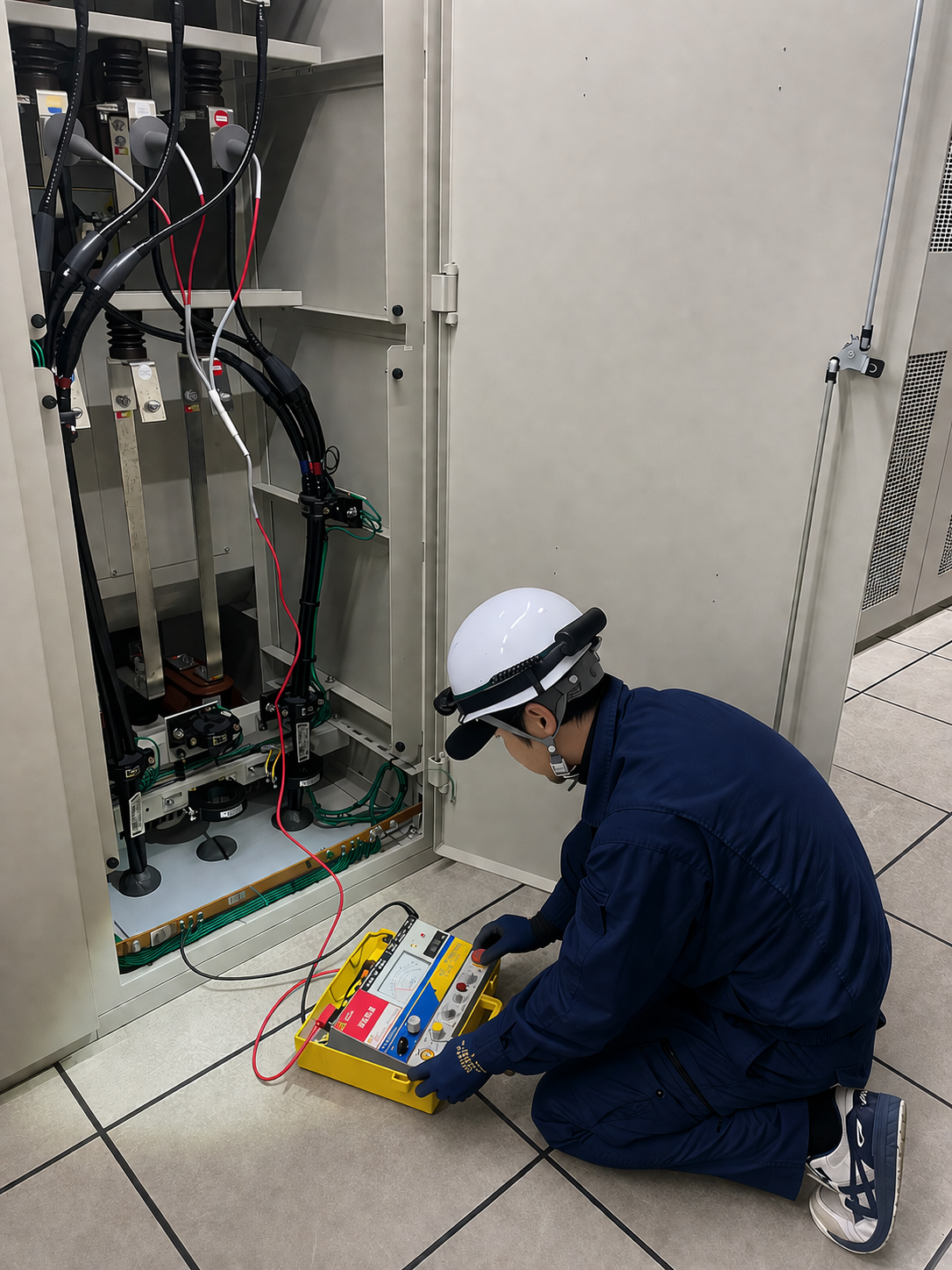 耐圧試験・竣工試験作業